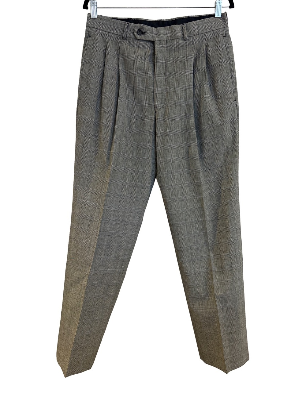 Men’s Stafford Wool-Blend Dress Trousers, Size W 32